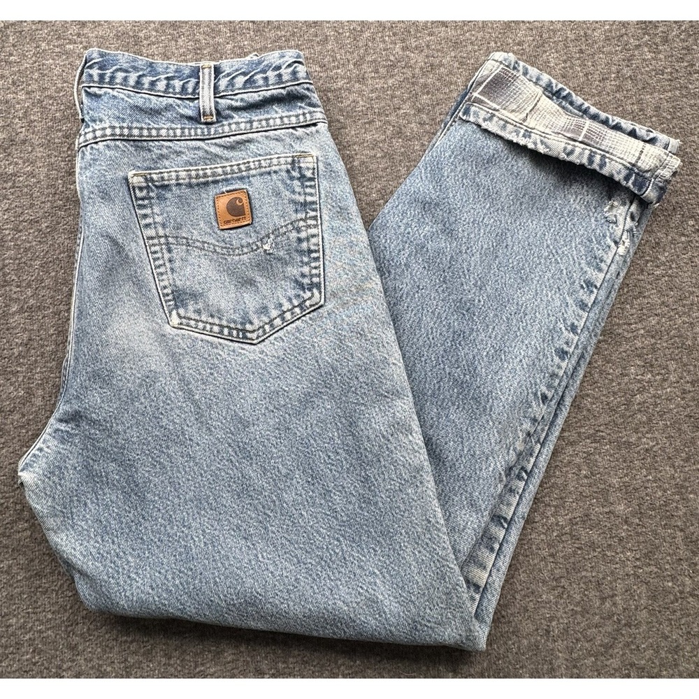 Carhartt Light Blue Relaxed Fit Men's Jeans